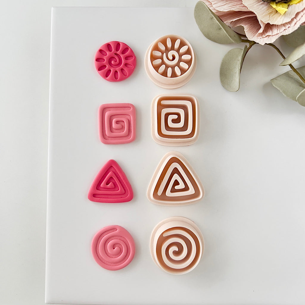High quality polymer clay cutter creating clean sharp cuts for earrings and jewelry making