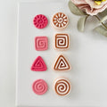 High quality polymer clay cutter creating clean sharp cuts for earrings and jewelry making