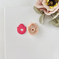 High quality polymer clay cutter creating clean sharp cuts for earrings and jewelry making