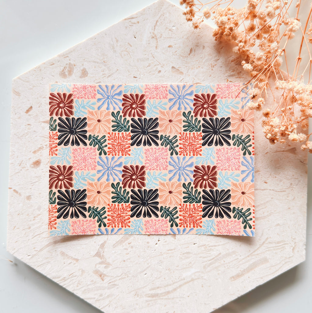 Papier transfert pour pâte polymère – Feuille hydrosoluble TP-455