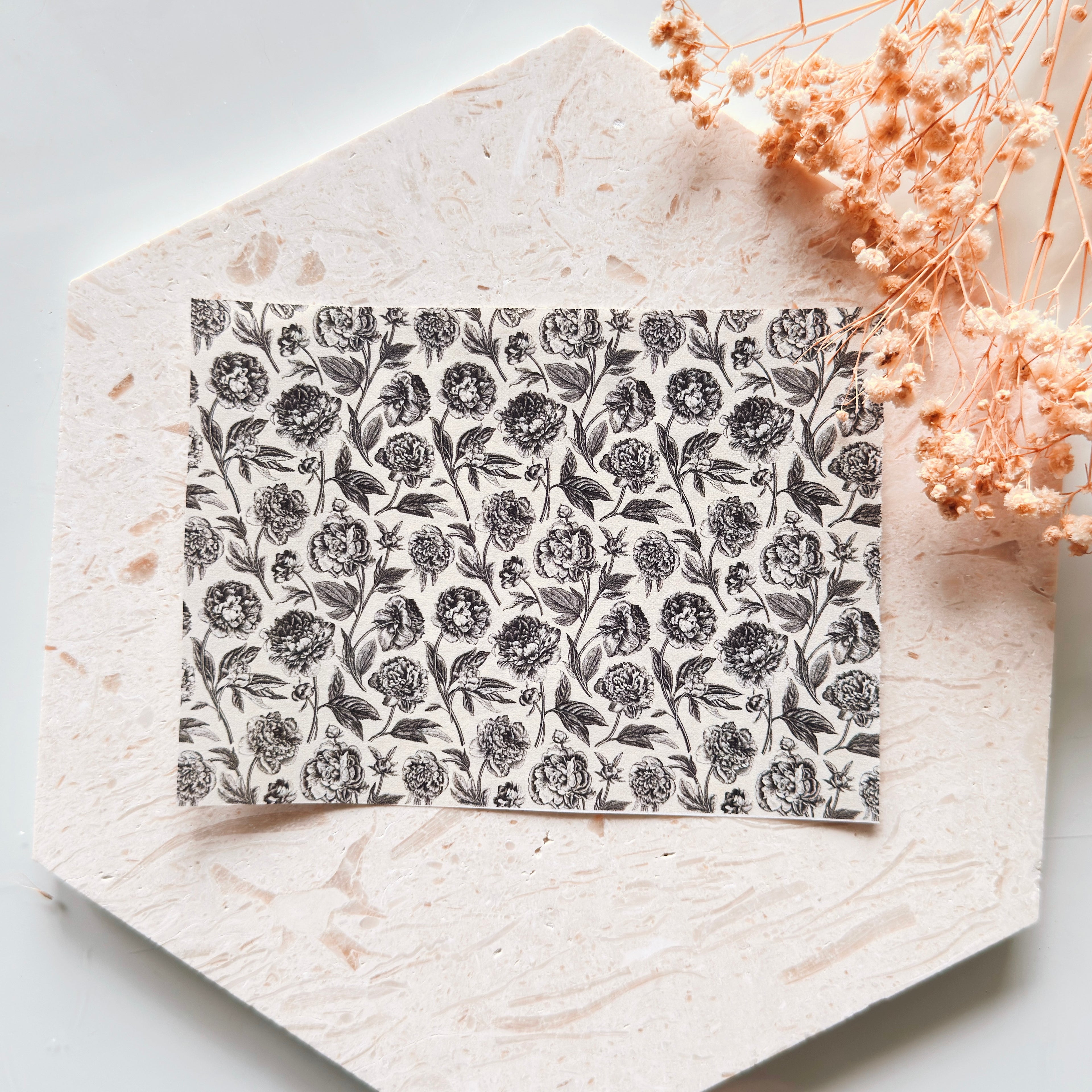 Papier transfert pour pâte polymère – Feuille hydrosoluble TP-455