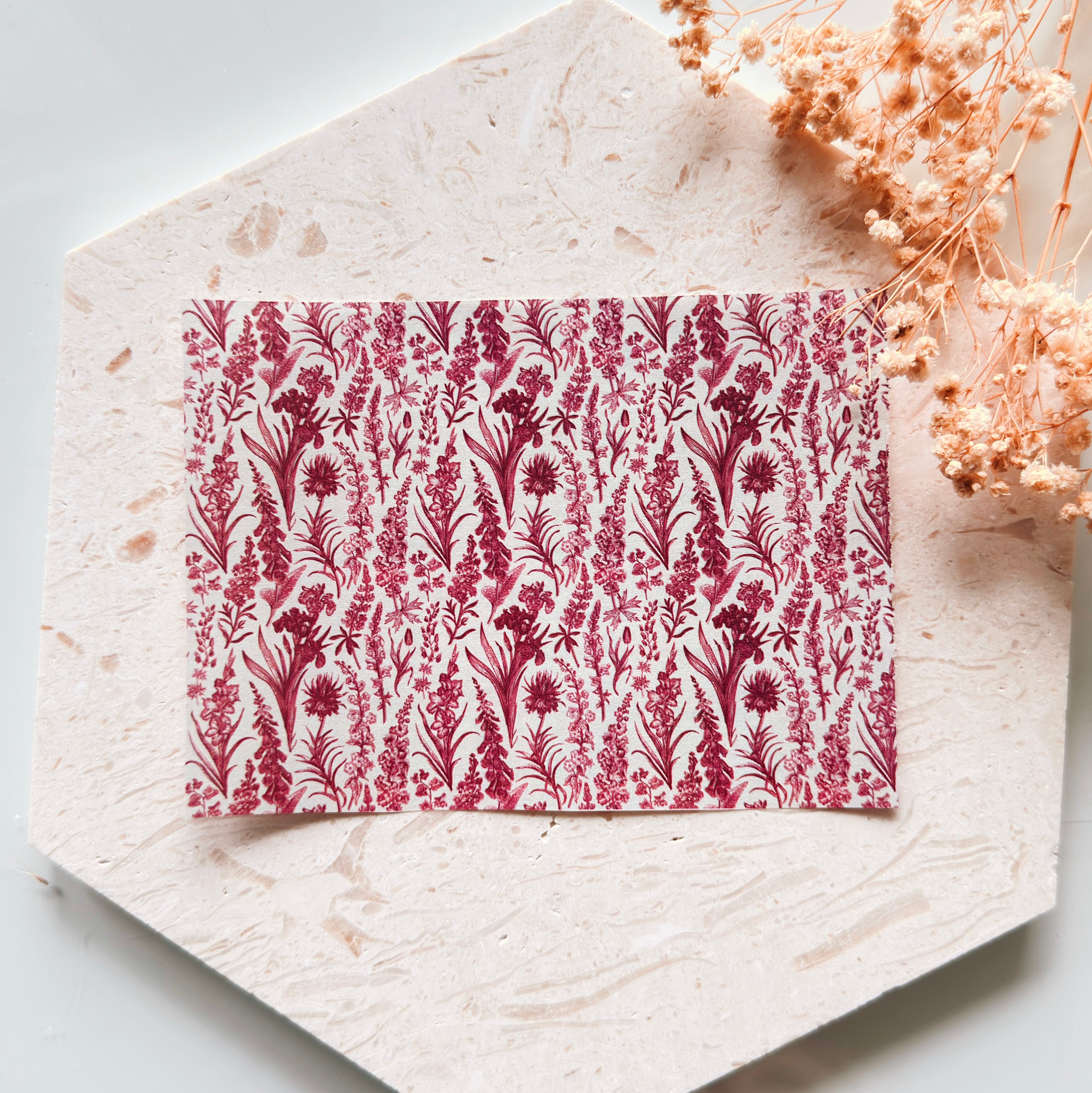 Papier transfert pour pâte polymère – Feuille hydrosoluble TP-455