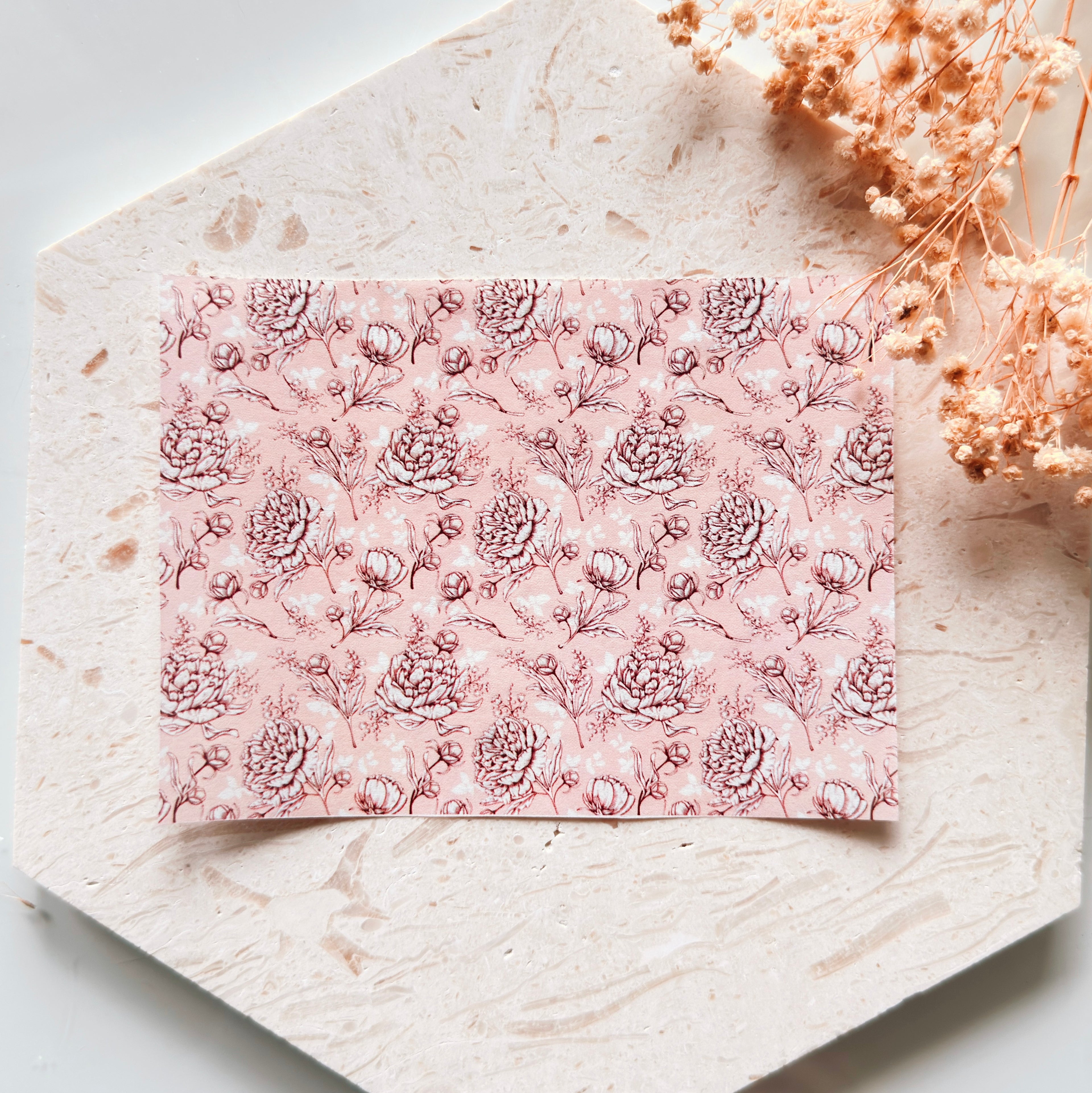 Papier transfert pour pâte polymère – Feuille hydrosoluble TP-455