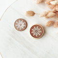 High quality polymer clay cutter creating clean sharp cuts for earrings and jewelry making