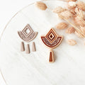 High quality polymer clay cutter creating clean sharp cuts for earrings and jewelry making