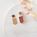 High quality polymer clay cutter creating clean sharp cuts for earrings and jewelry making