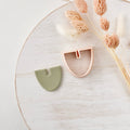 High quality polymer clay cutter creating clean sharp cuts for earrings and jewelry making