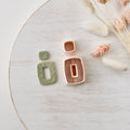 High quality polymer clay cutter creating clean sharp cuts for earrings and jewelry making