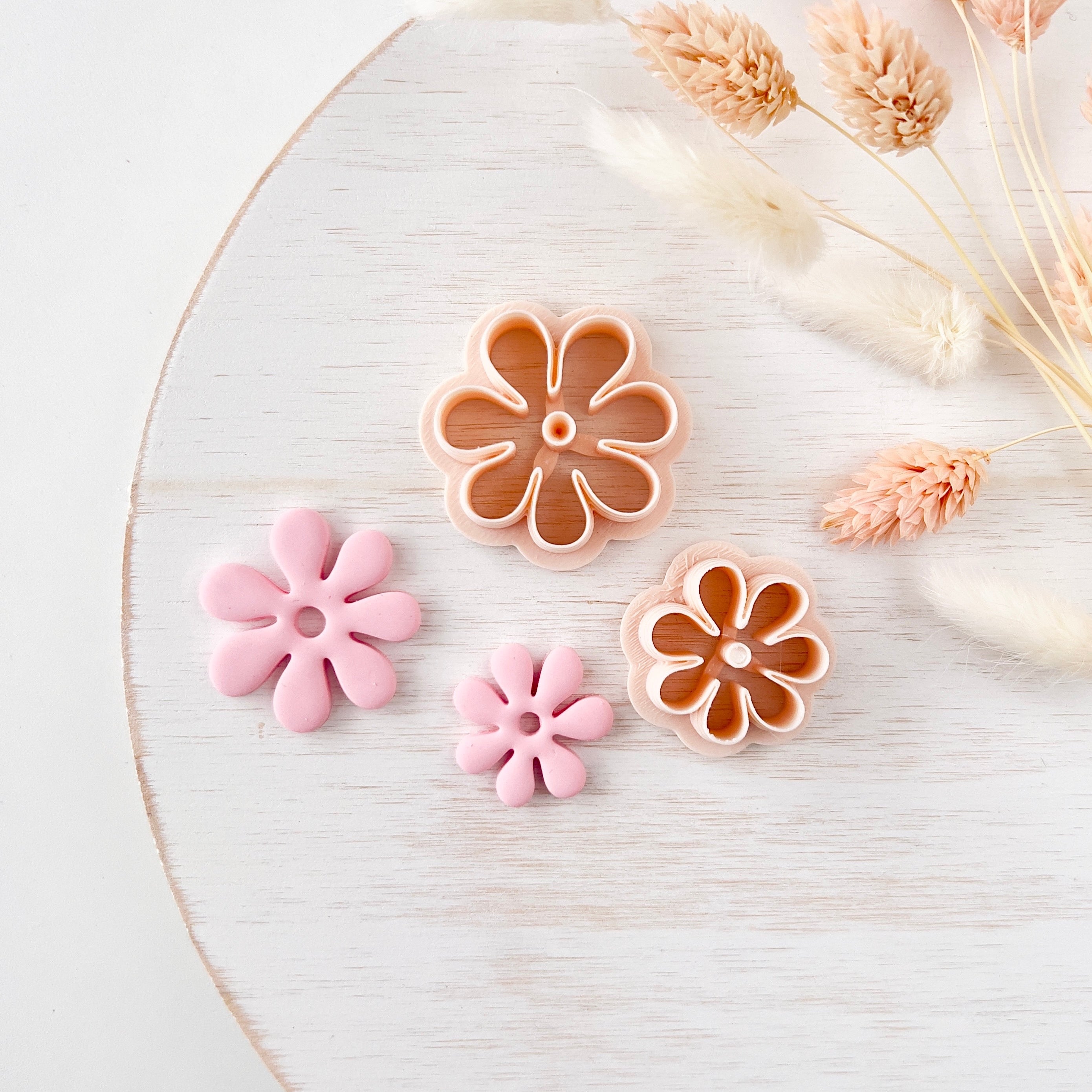 High quality polymer clay cutter creating clean sharp cuts for earrings and jewelry making