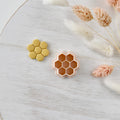 High quality polymer clay cutter creating clean sharp cuts for earrings and jewelry making
