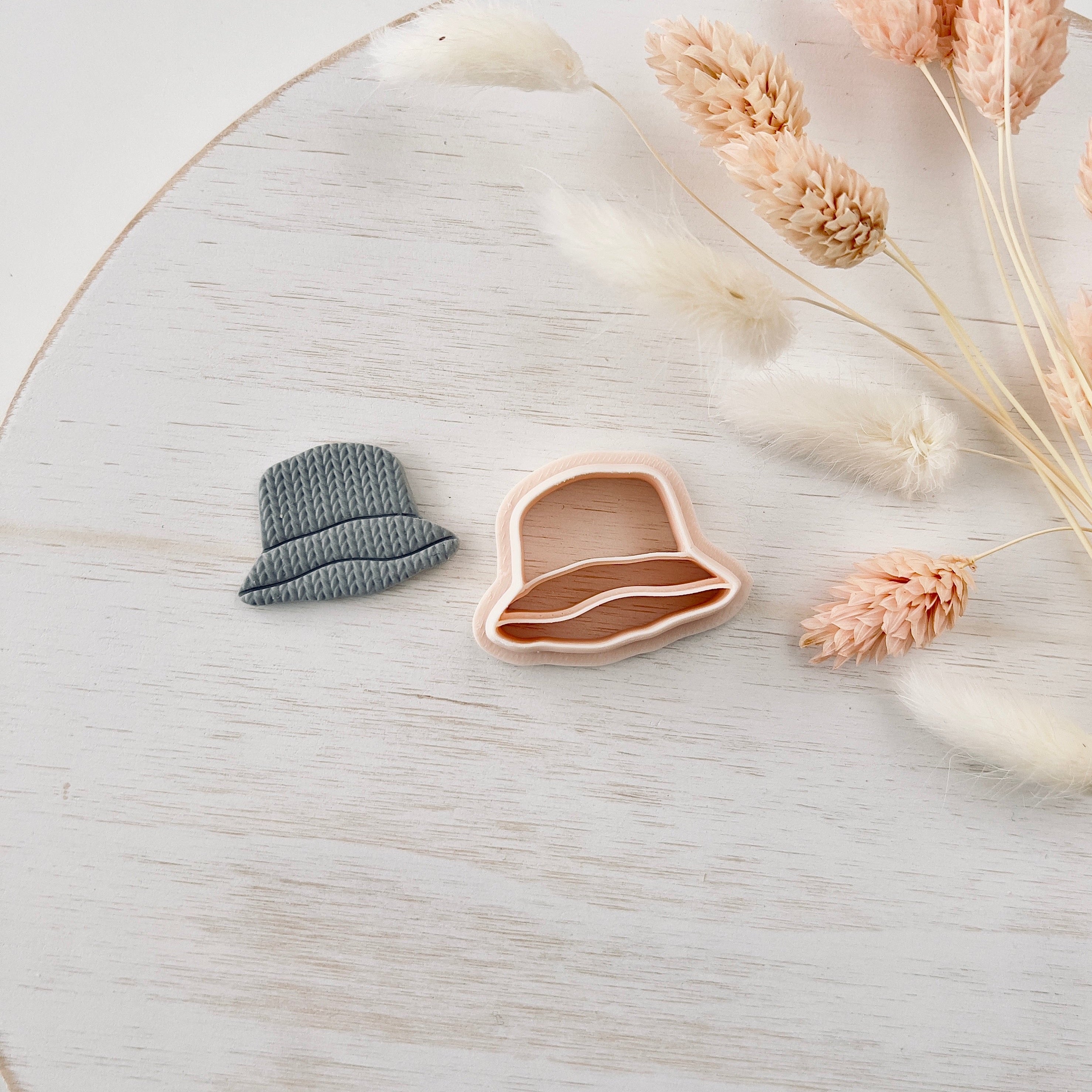 High quality polymer clay cutter creating clean sharp cuts for earrings and jewelry making
