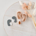 High quality polymer clay cutter creating clean sharp cuts for earrings and jewelry making