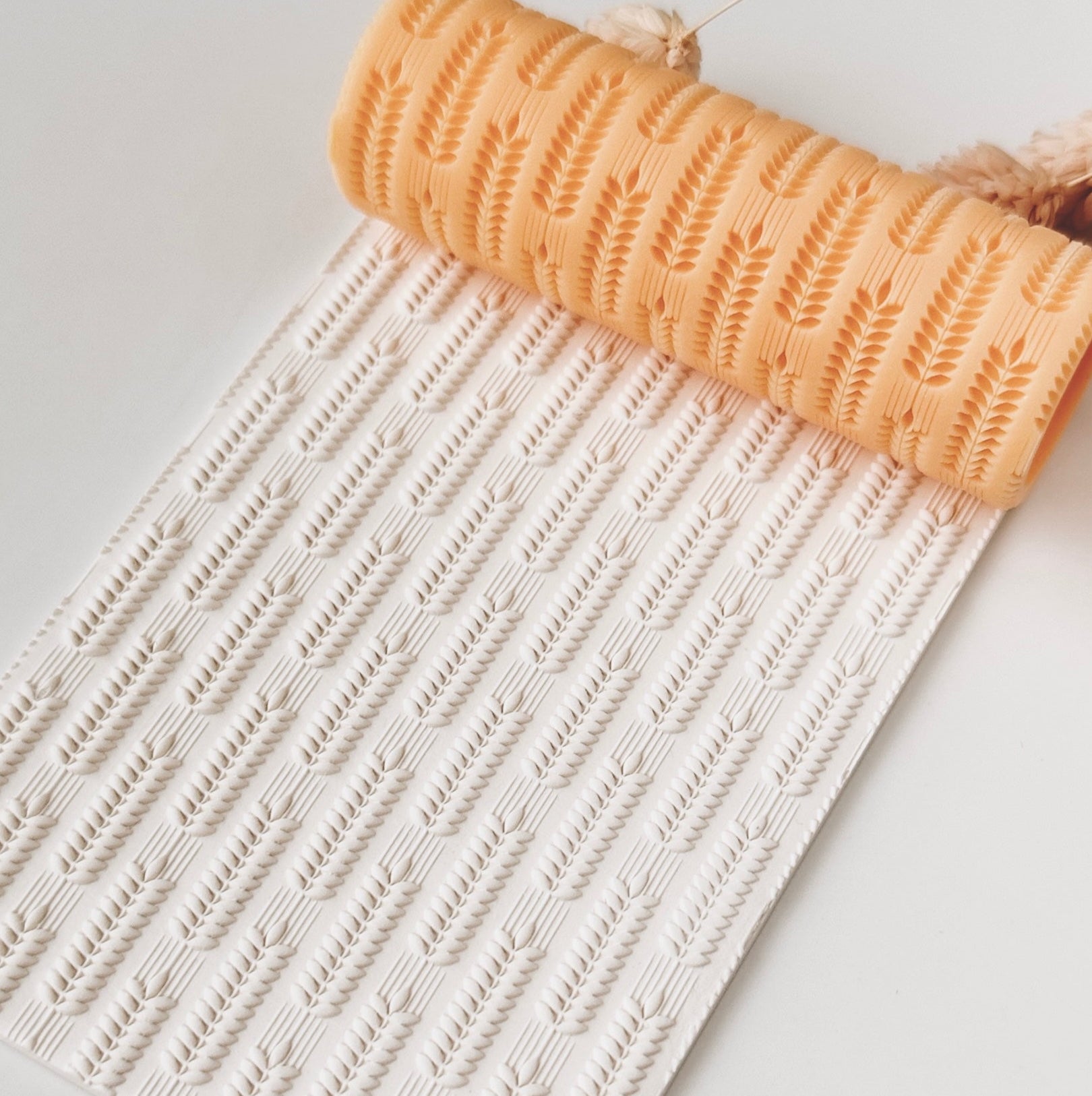 polymer clay texture roller abstract geometric pattern