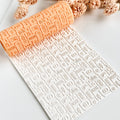 polymer clay texture roller abstract geometric pattern