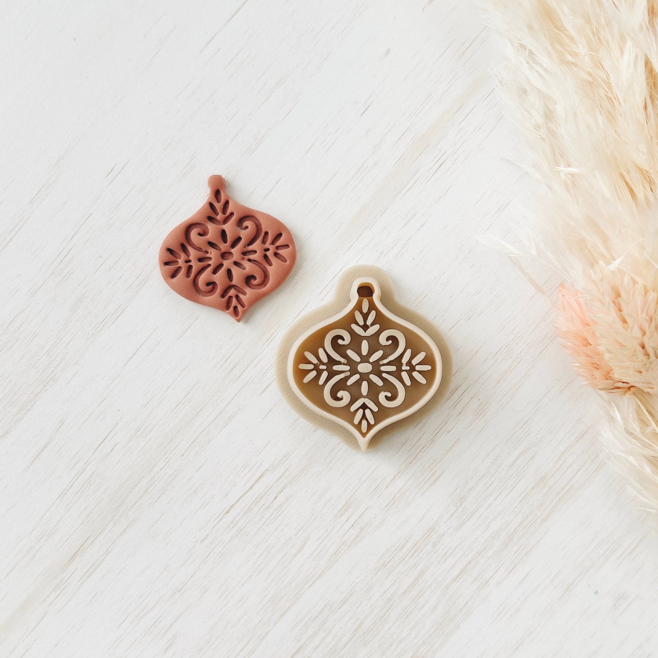 High quality polymer clay cutter creating clean sharp cuts for earrings and jewelry making