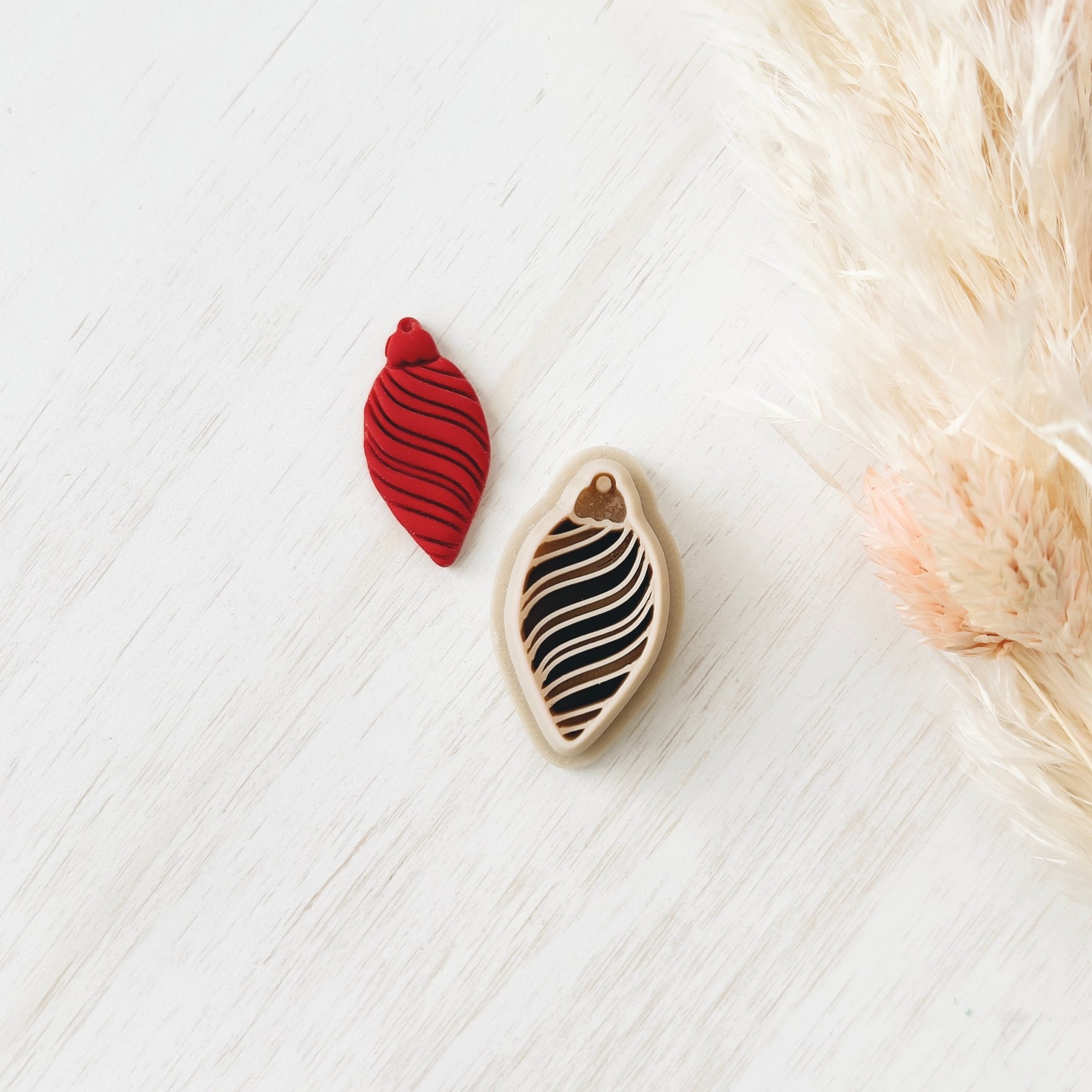 High quality polymer clay cutter creating clean sharp cuts for earrings and jewelry making