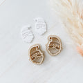 High quality polymer clay cutter creating clean sharp cuts for earrings and jewelry making