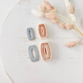 High quality polymer clay cutter creating clean sharp cuts for earrings and jewelry making