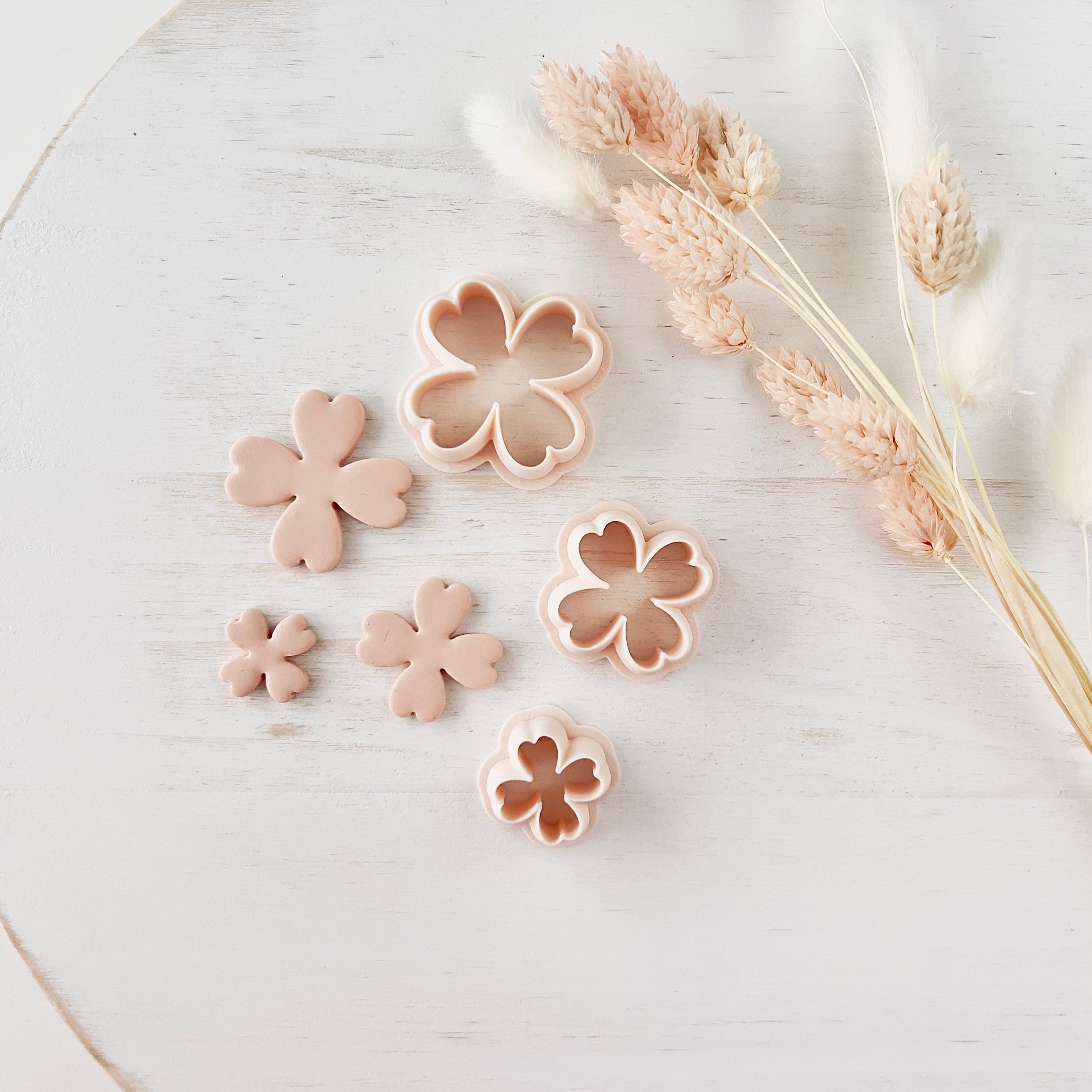 High quality polymer clay cutter creating clean sharp cuts for earrings and jewelry making