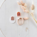 High quality polymer clay cutter creating clean sharp cuts for earrings and jewelry making