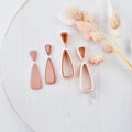 High quality polymer clay cutter creating clean sharp cuts for earrings and jewelry making