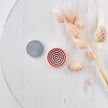 High quality polymer clay cutter creating clean sharp cuts for earrings and jewelry making