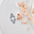 High quality polymer clay cutter creating clean sharp cuts for earrings and jewelry making