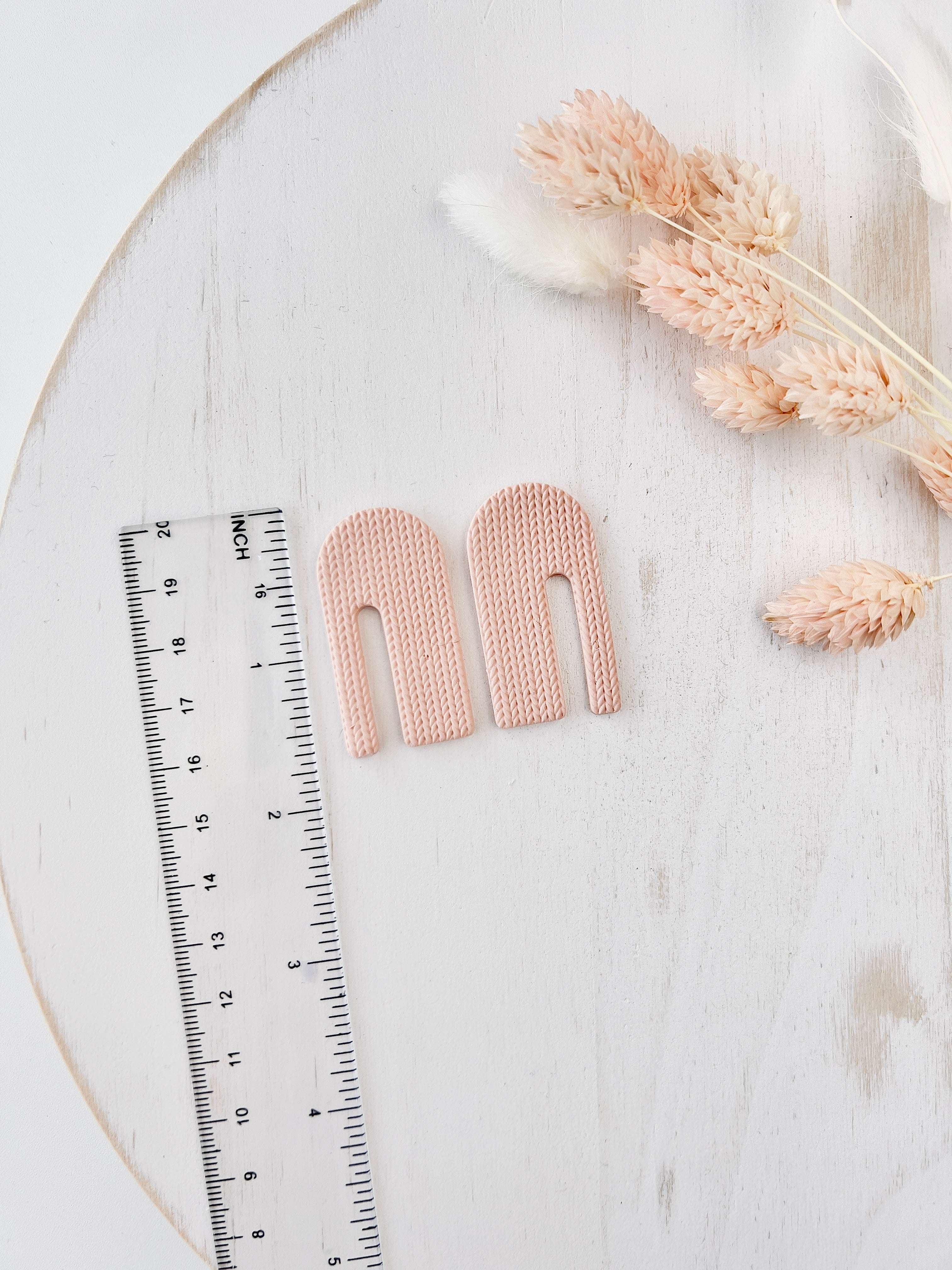High quality polymer clay cutter creating clean sharp cuts for earrings and jewelry making