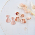 High quality polymer clay cutter creating clean sharp cuts for earrings and jewelry making