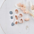 High quality polymer clay cutter creating clean sharp cuts for earrings and jewelry making