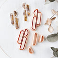 High quality polymer clay cutter creating clean sharp cuts for earrings and jewelry making