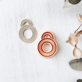High quality polymer clay cutter creating clean sharp cuts for earrings and jewelry making