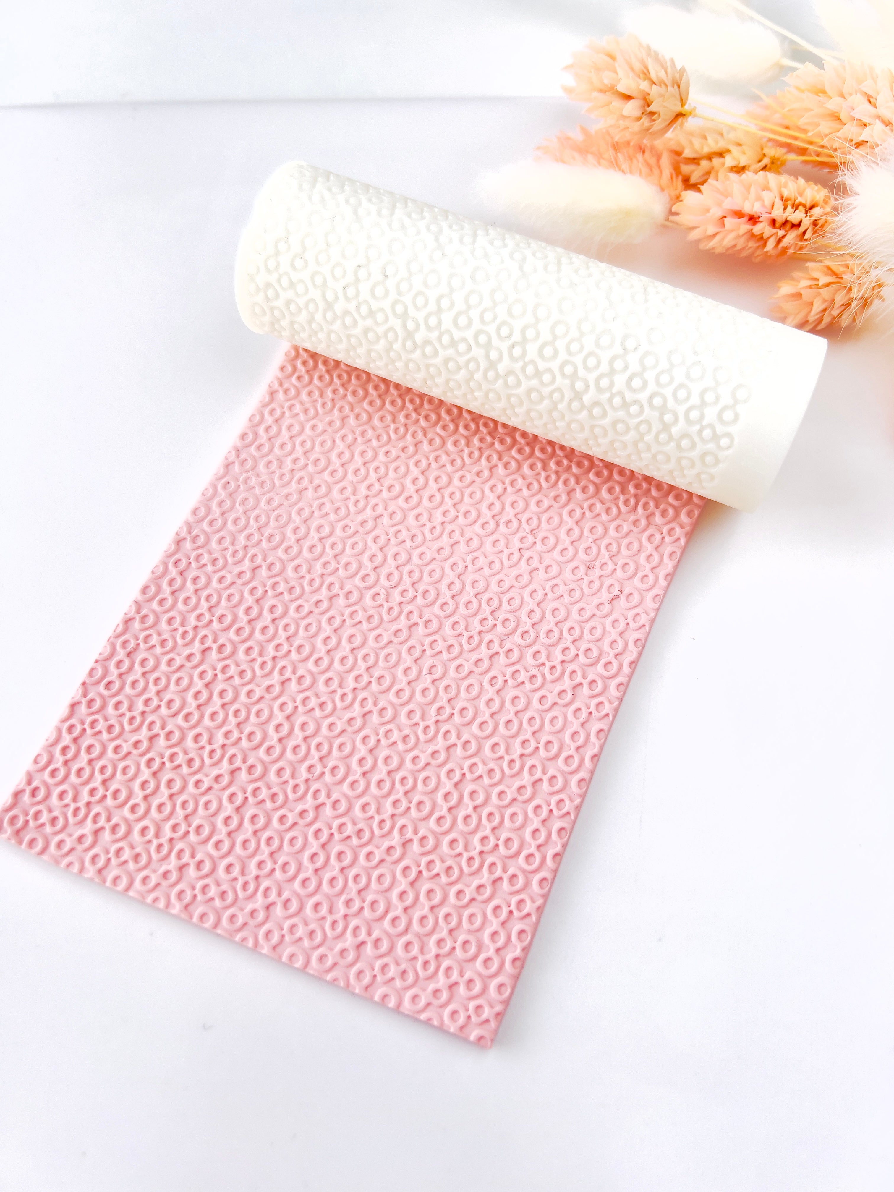 polymer clay texture roller abstract geometric pattern