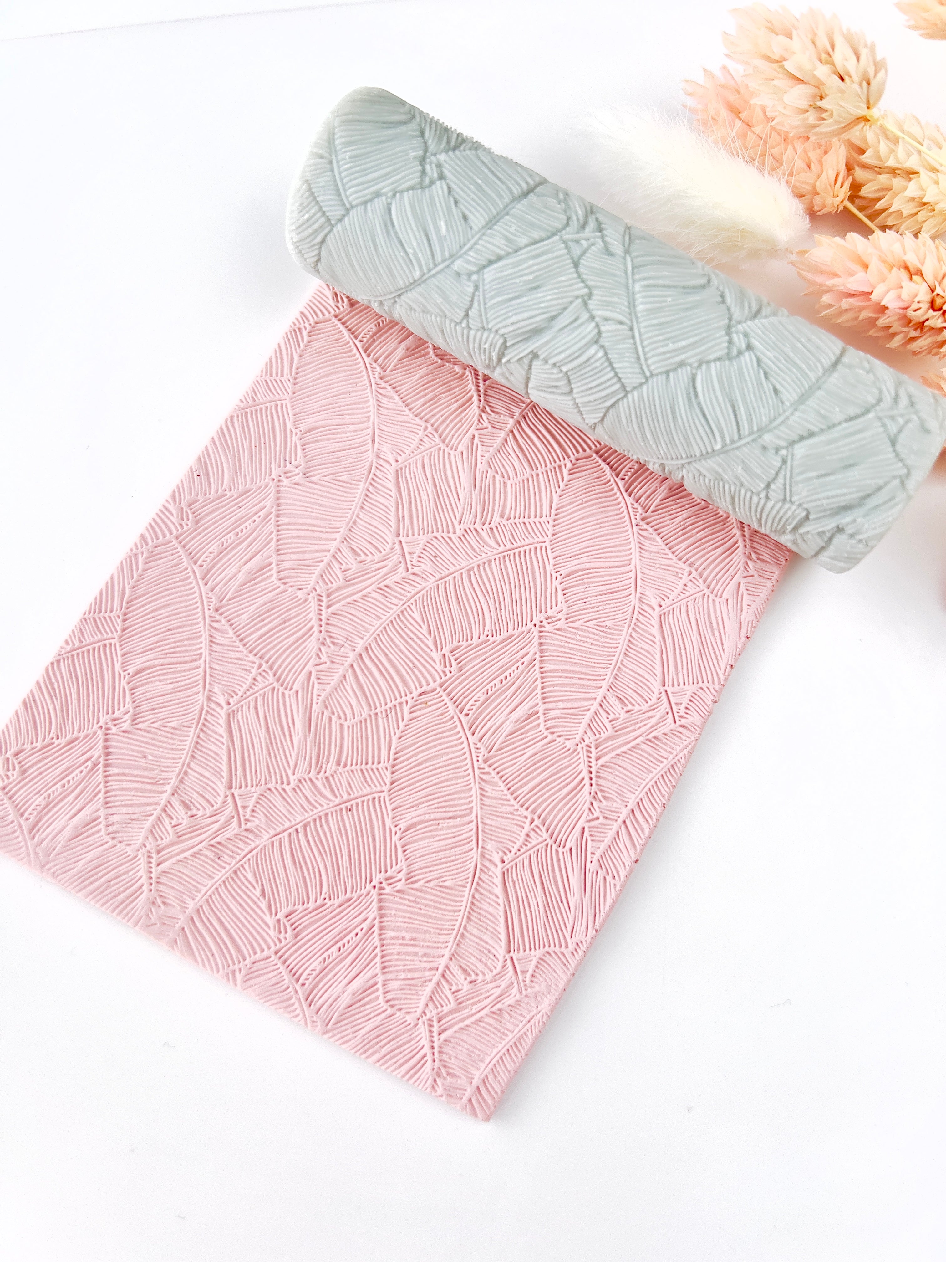 polymer clay texture roller abstract geometric pattern