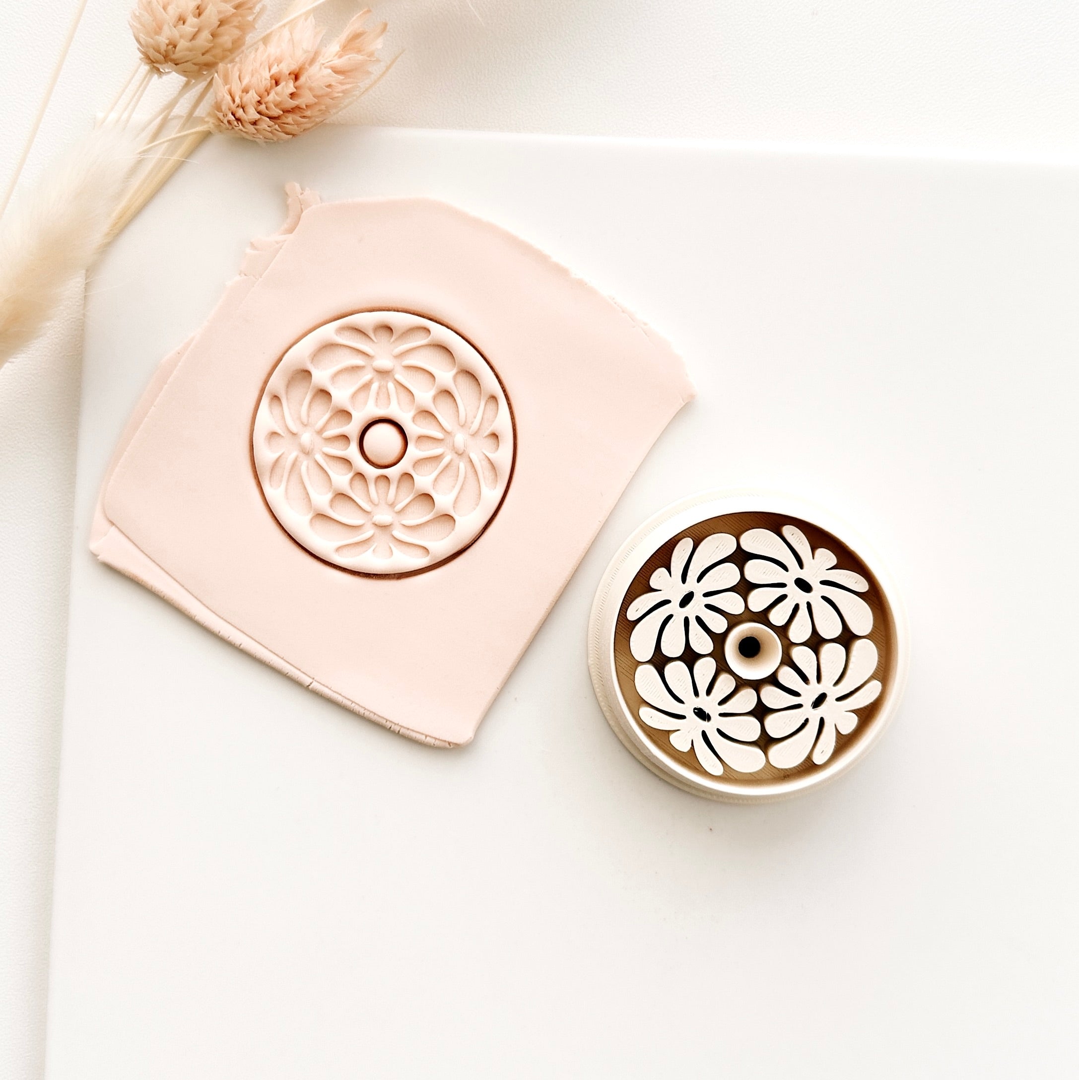 High quality polymer clay cutter creating clean sharp cuts for earrings and jewelry making