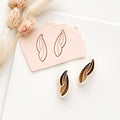 High quality polymer clay cutter creating clean sharp cuts for earrings and jewelry making