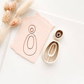 High quality polymer clay cutter creating clean sharp cuts for earrings and jewelry making