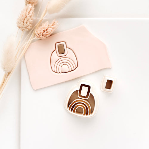 High quality polymer clay cutter creating clean sharp cuts for earrings and jewelry making
