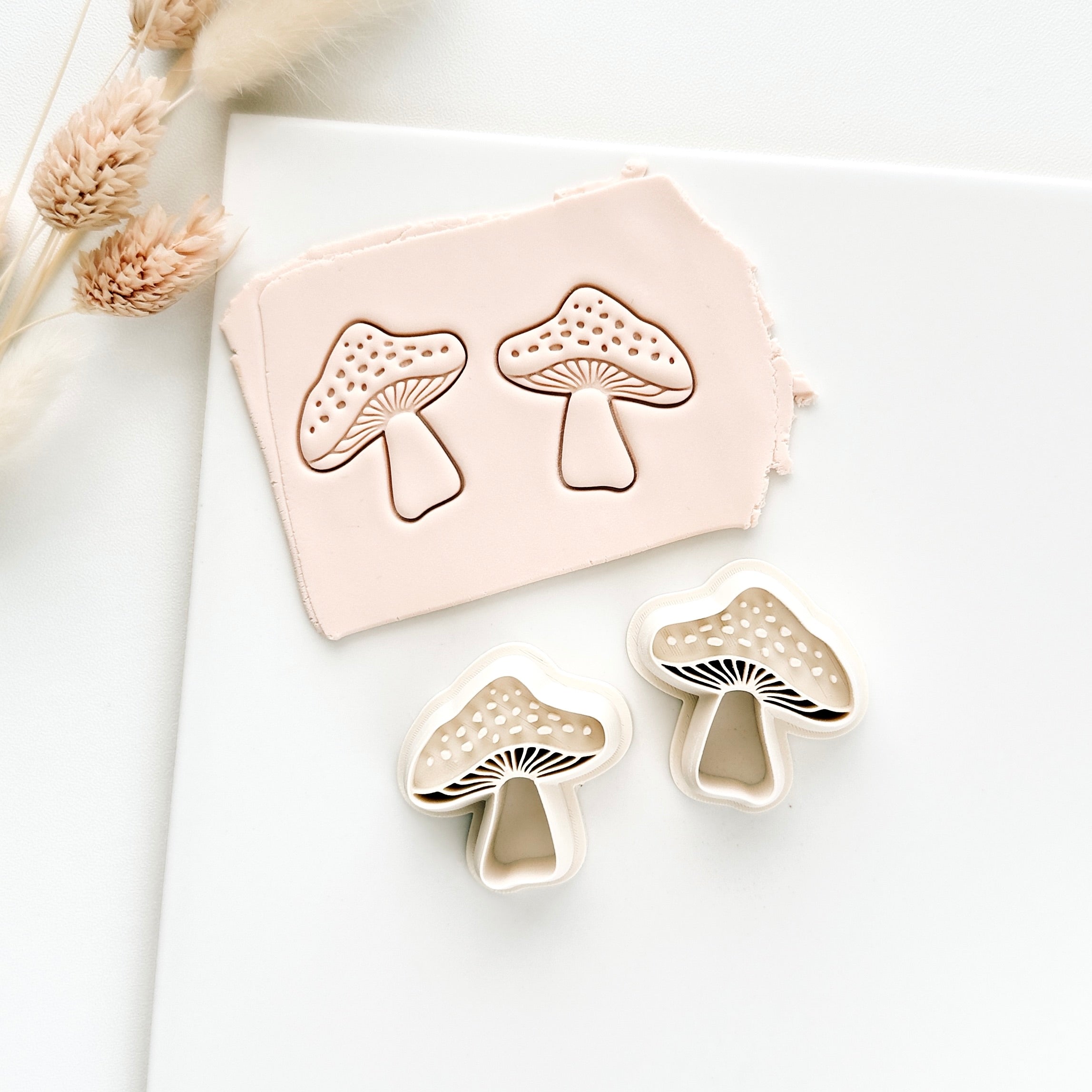 High quality polymer clay cutter creating clean sharp cuts for earrings and jewelry making
