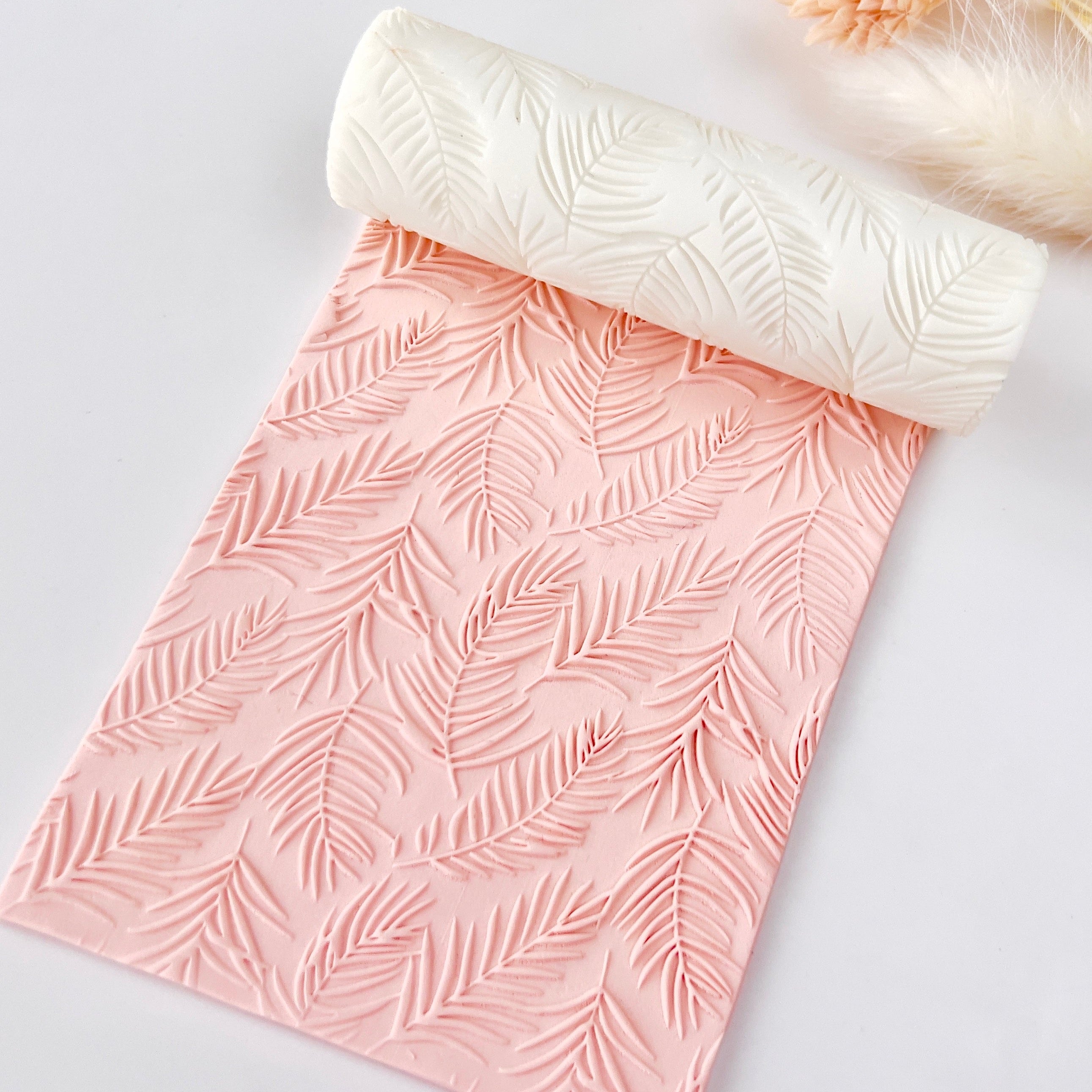 polymer clay texture roller abstract geometric pattern
