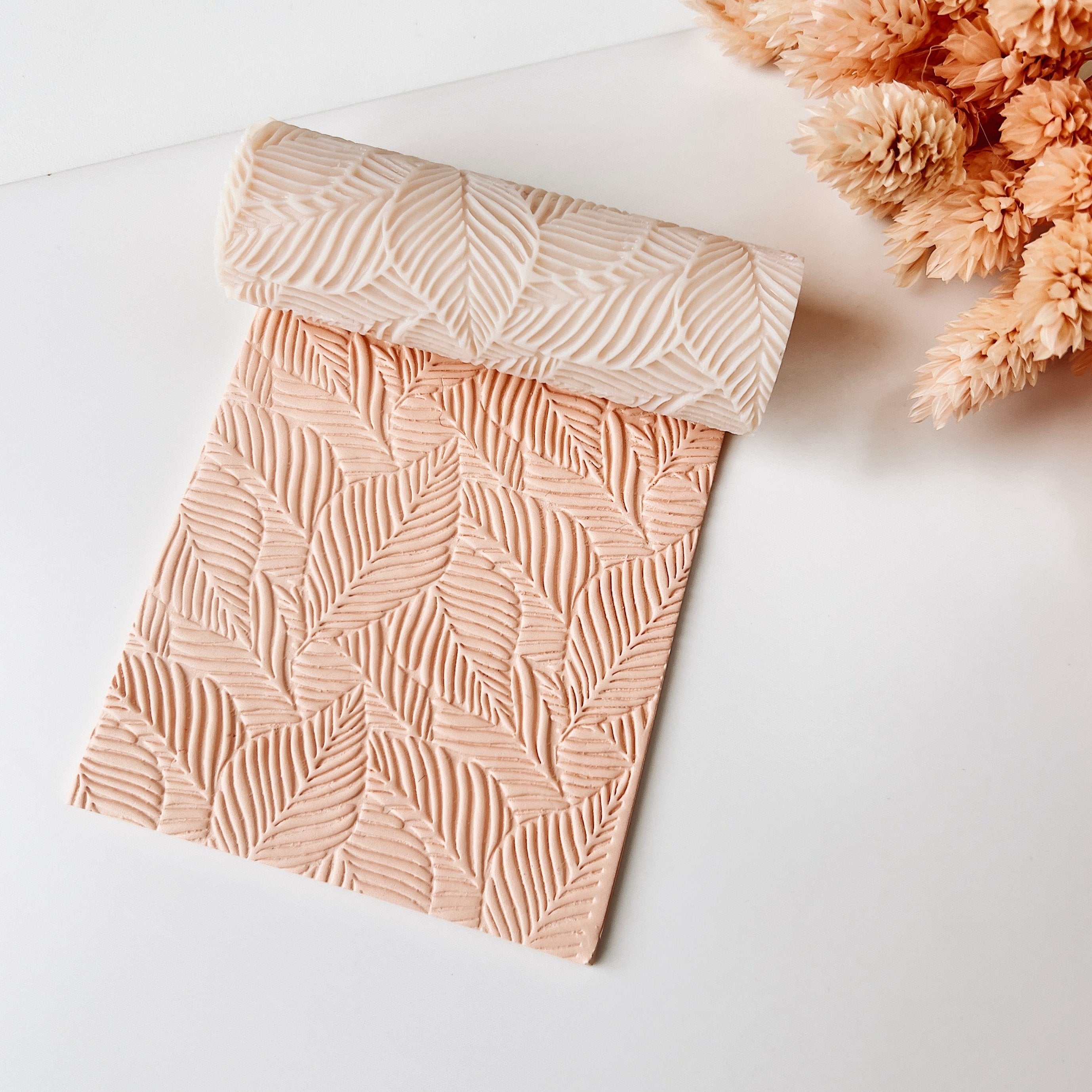polymer clay texture roller abstract geometric pattern
