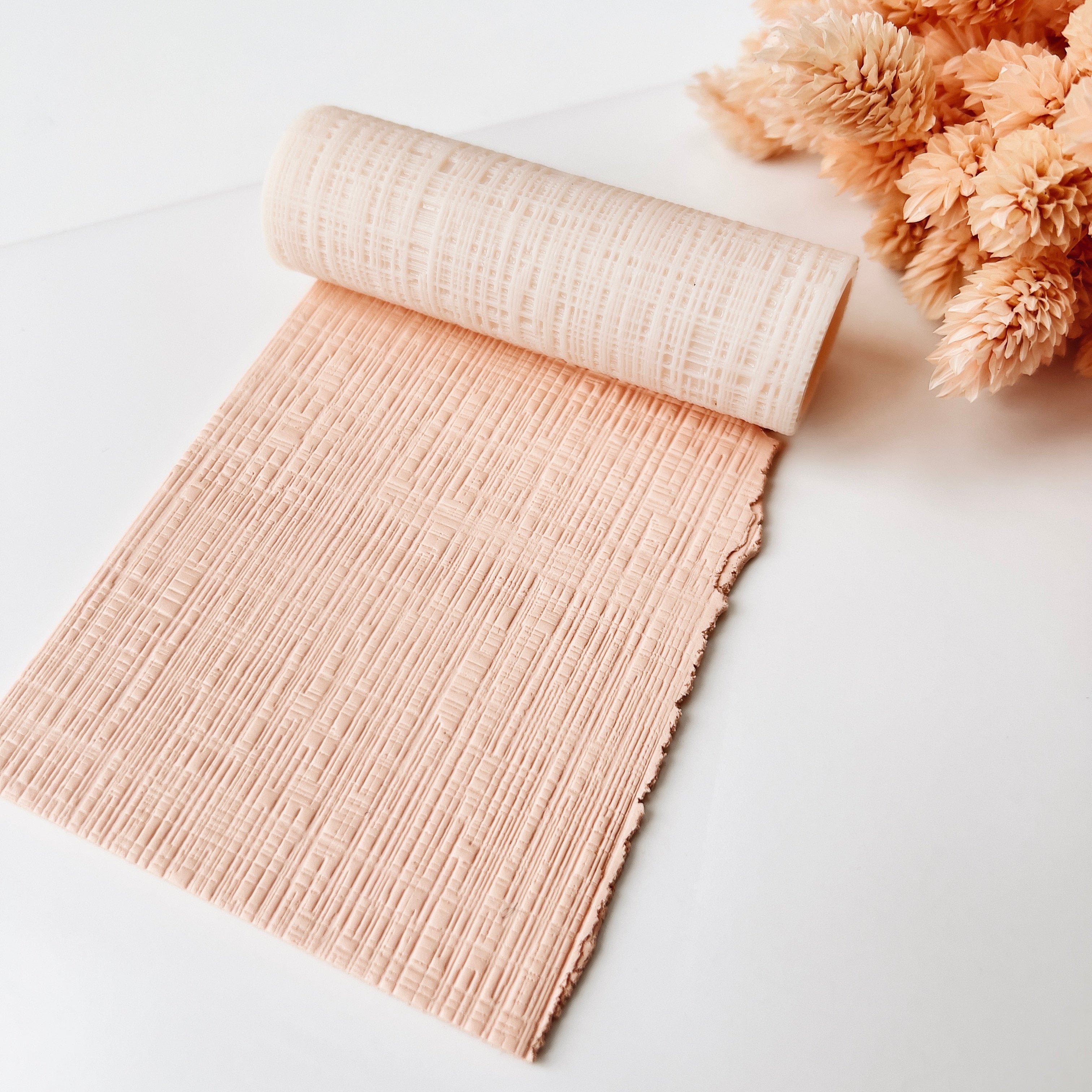 polymer clay texture roller abstract geometric pattern