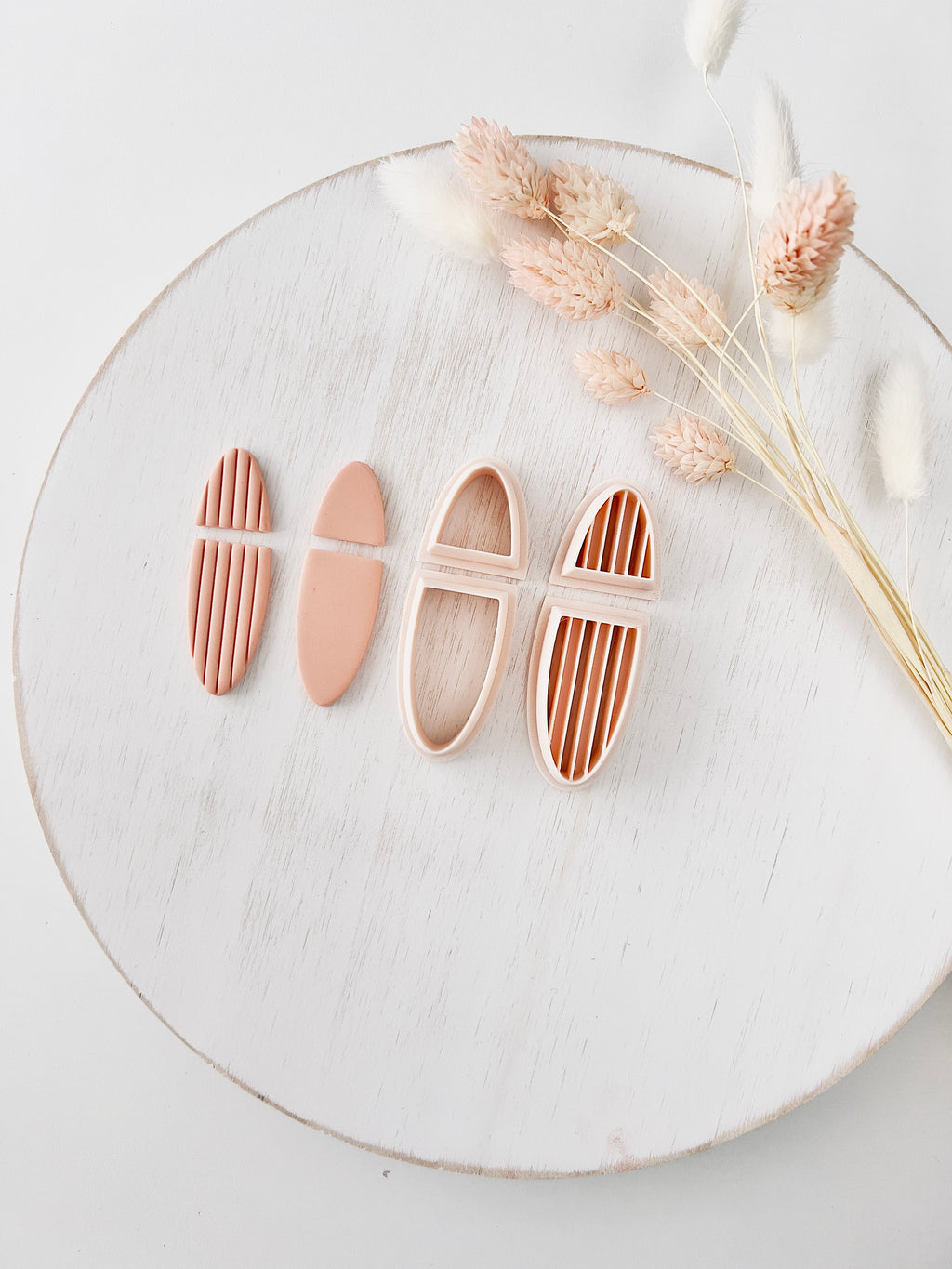 High quality polymer clay cutter creating clean sharp cuts for earrings and jewelry making