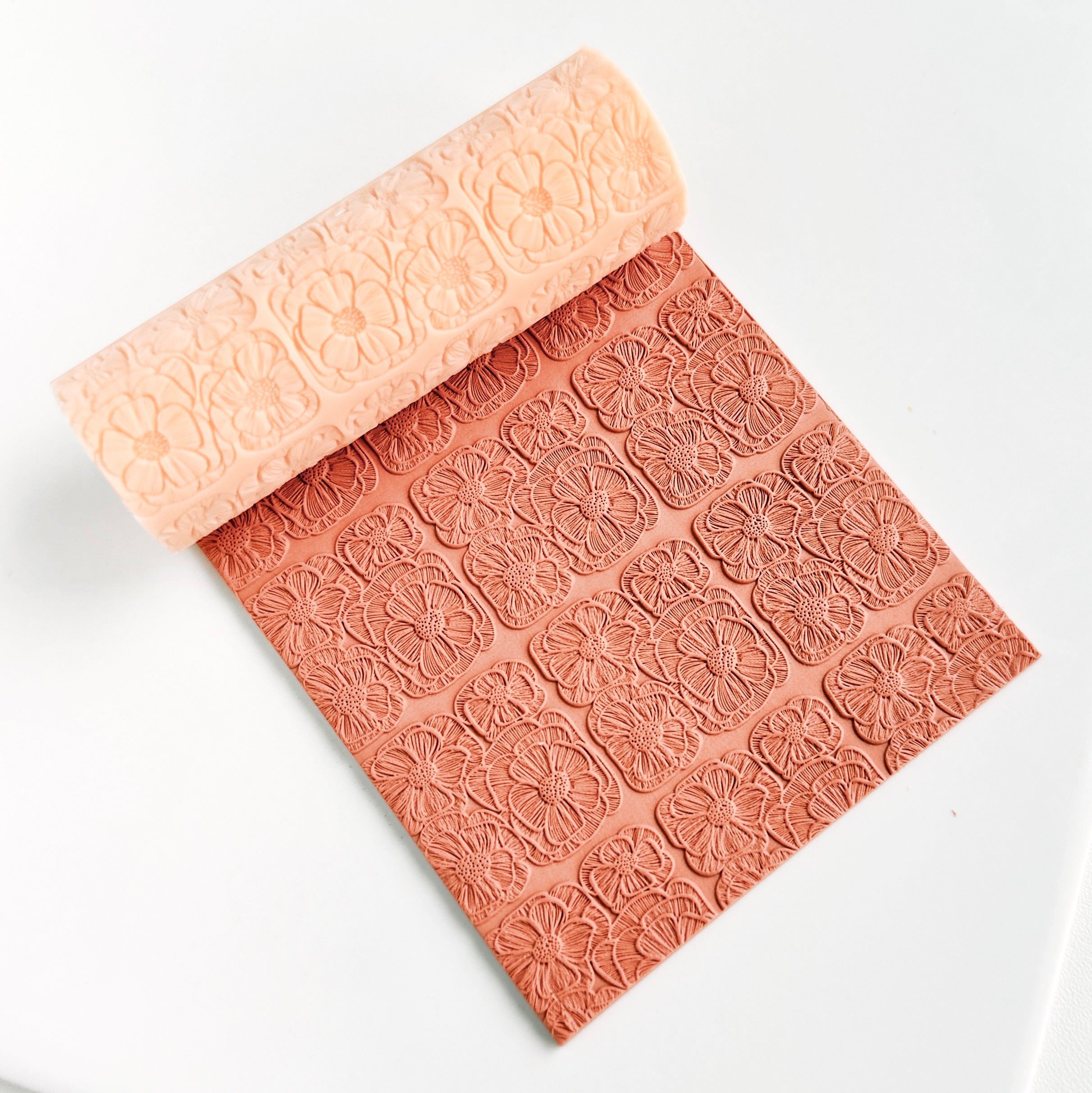 polymer clay texture roller abstract geometric pattern