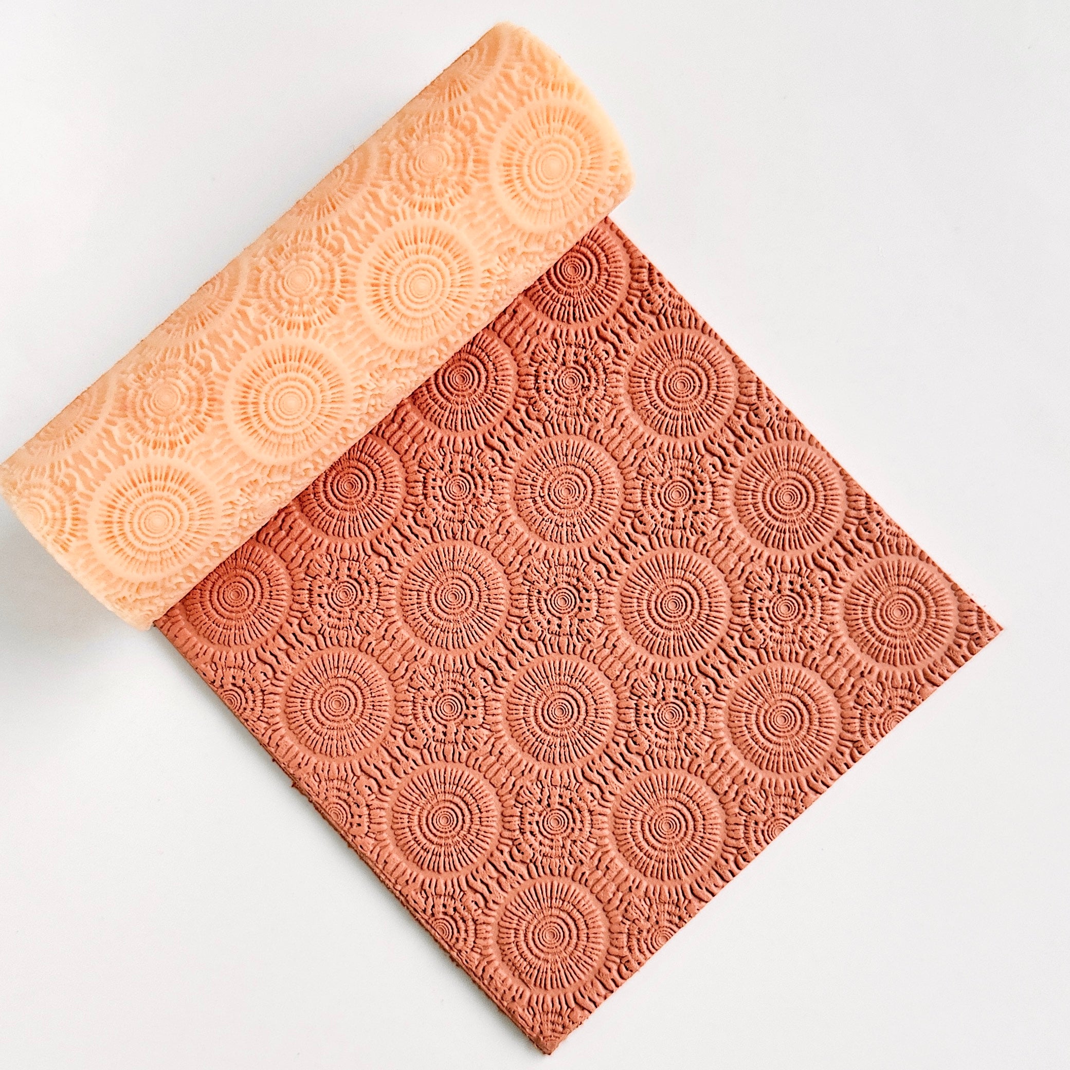 polymer clay texture roller abstract geometric pattern