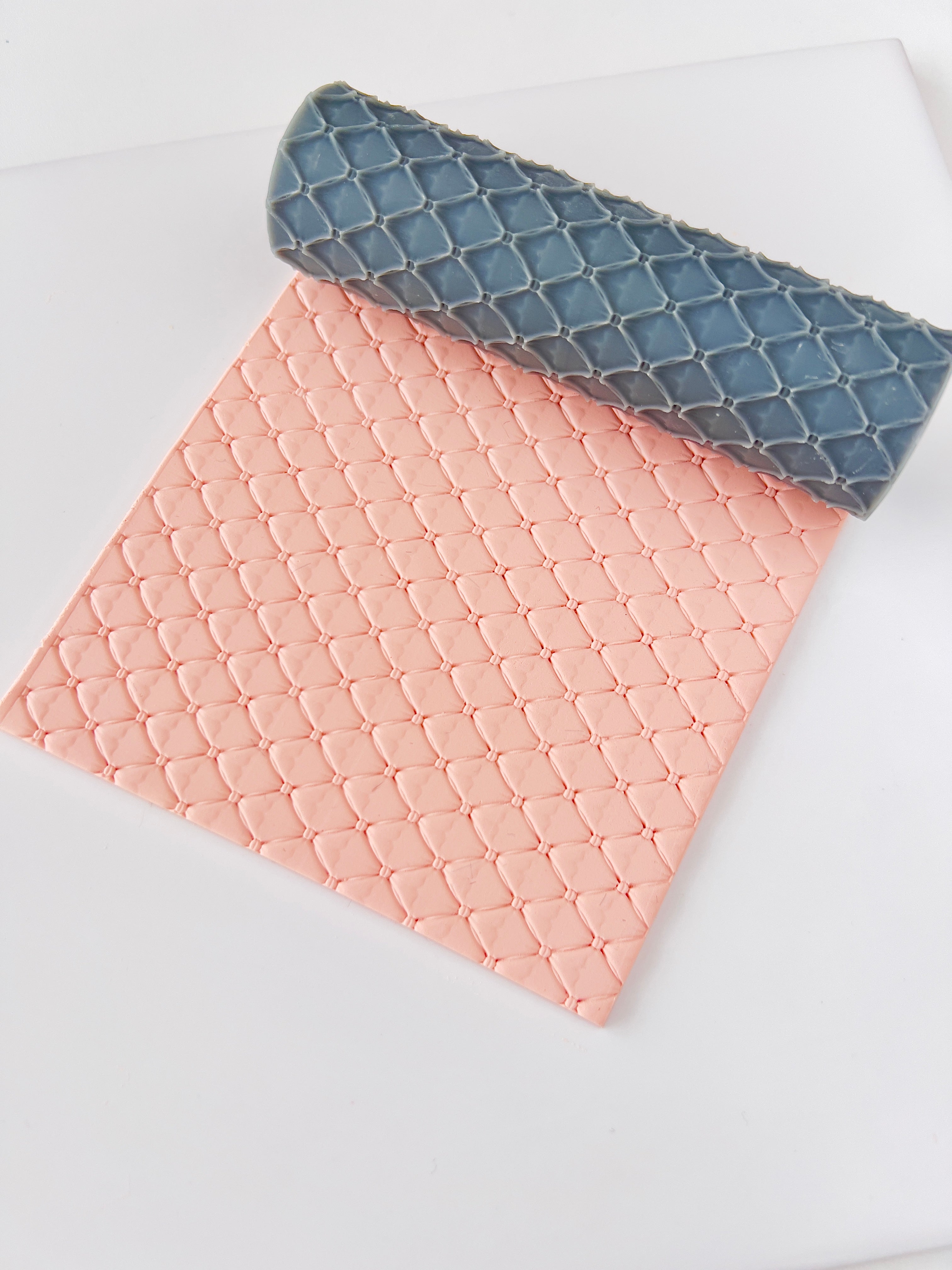 polymer clay texture roller abstract geometric pattern