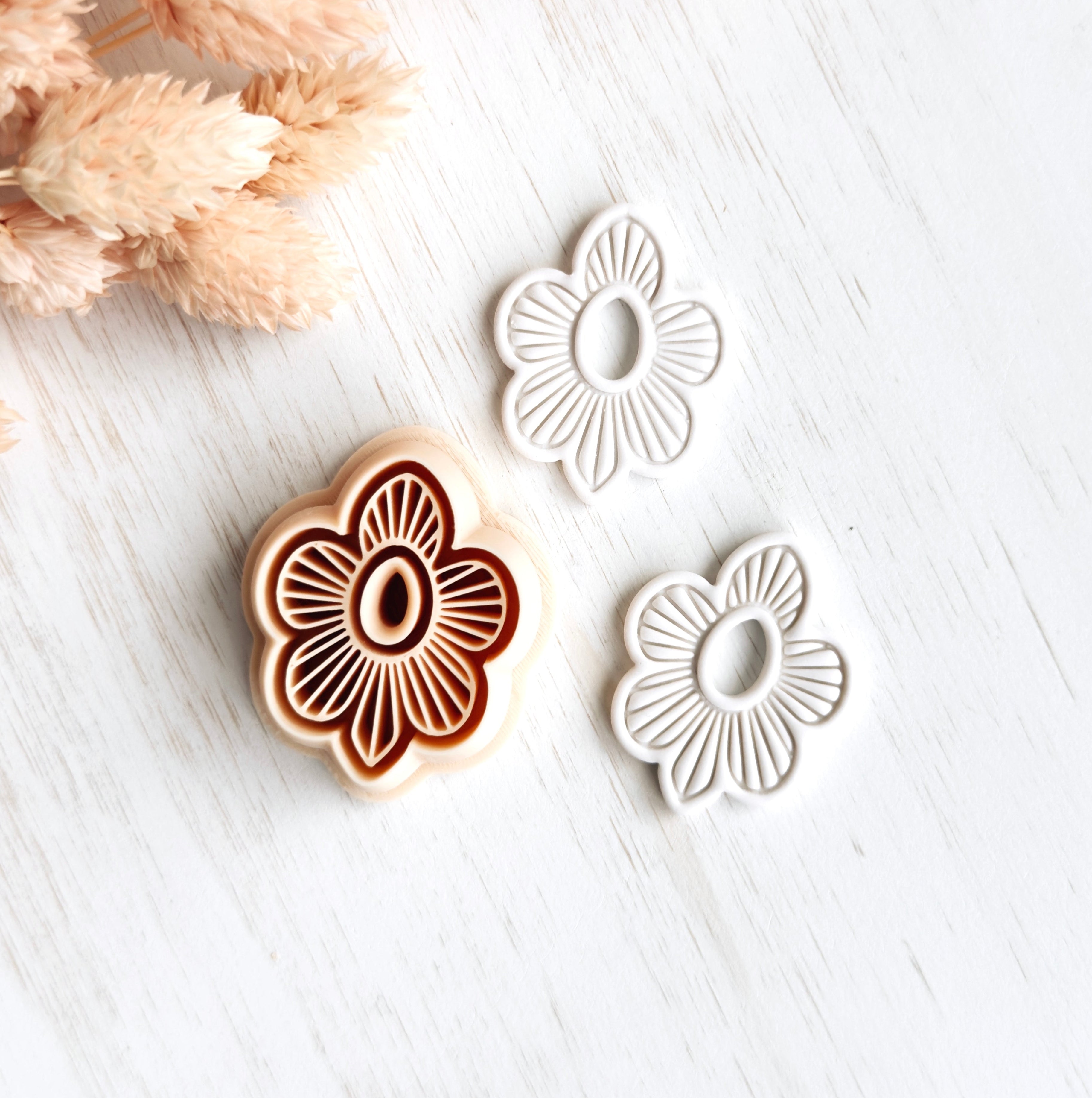 High quality polymer clay cutter creating clean sharp cuts for earrings and jewelry making