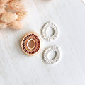 High quality polymer clay cutter creating clean sharp cuts for earrings and jewelry making