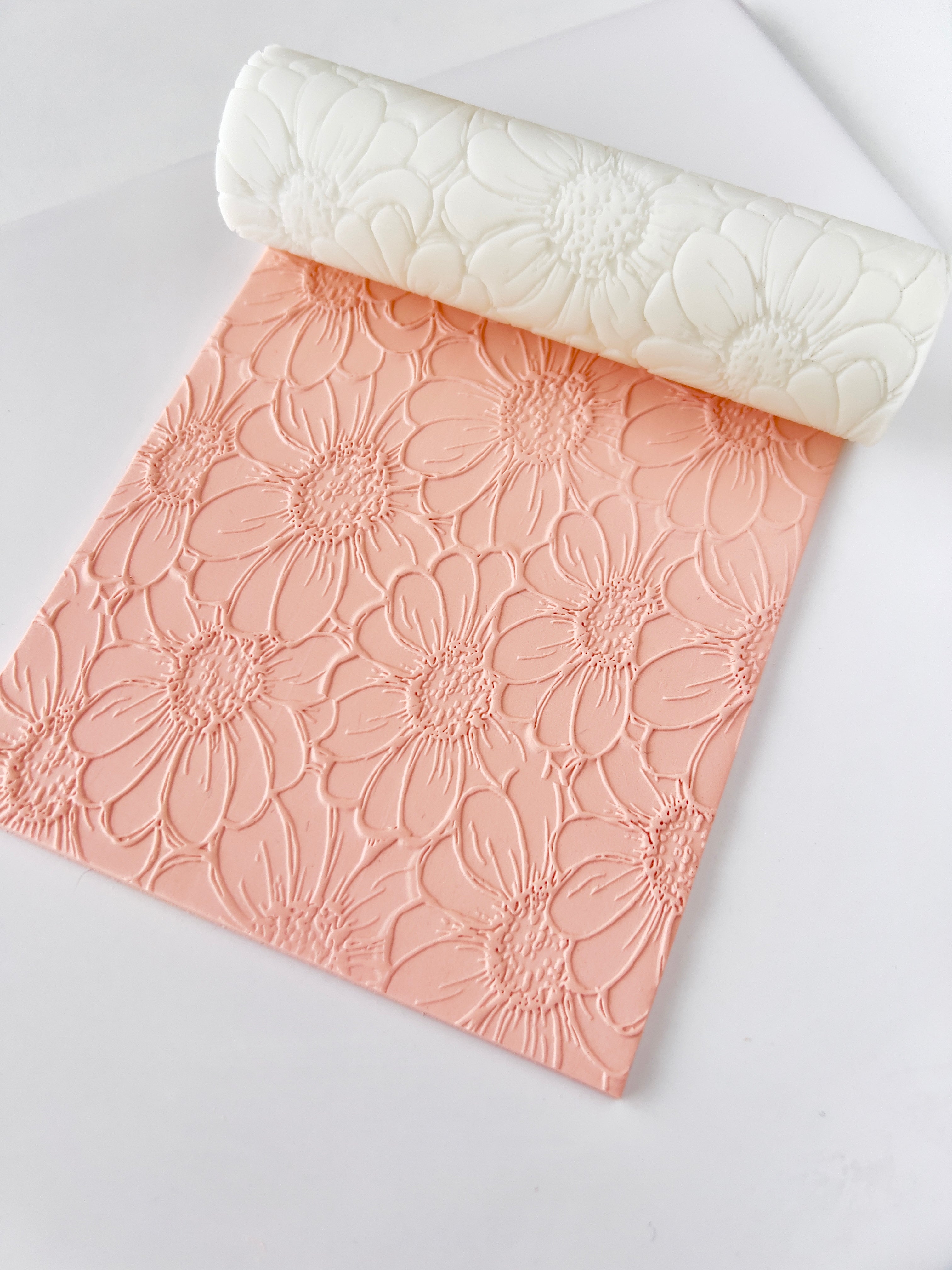 polymer clay texture roller abstract geometric pattern