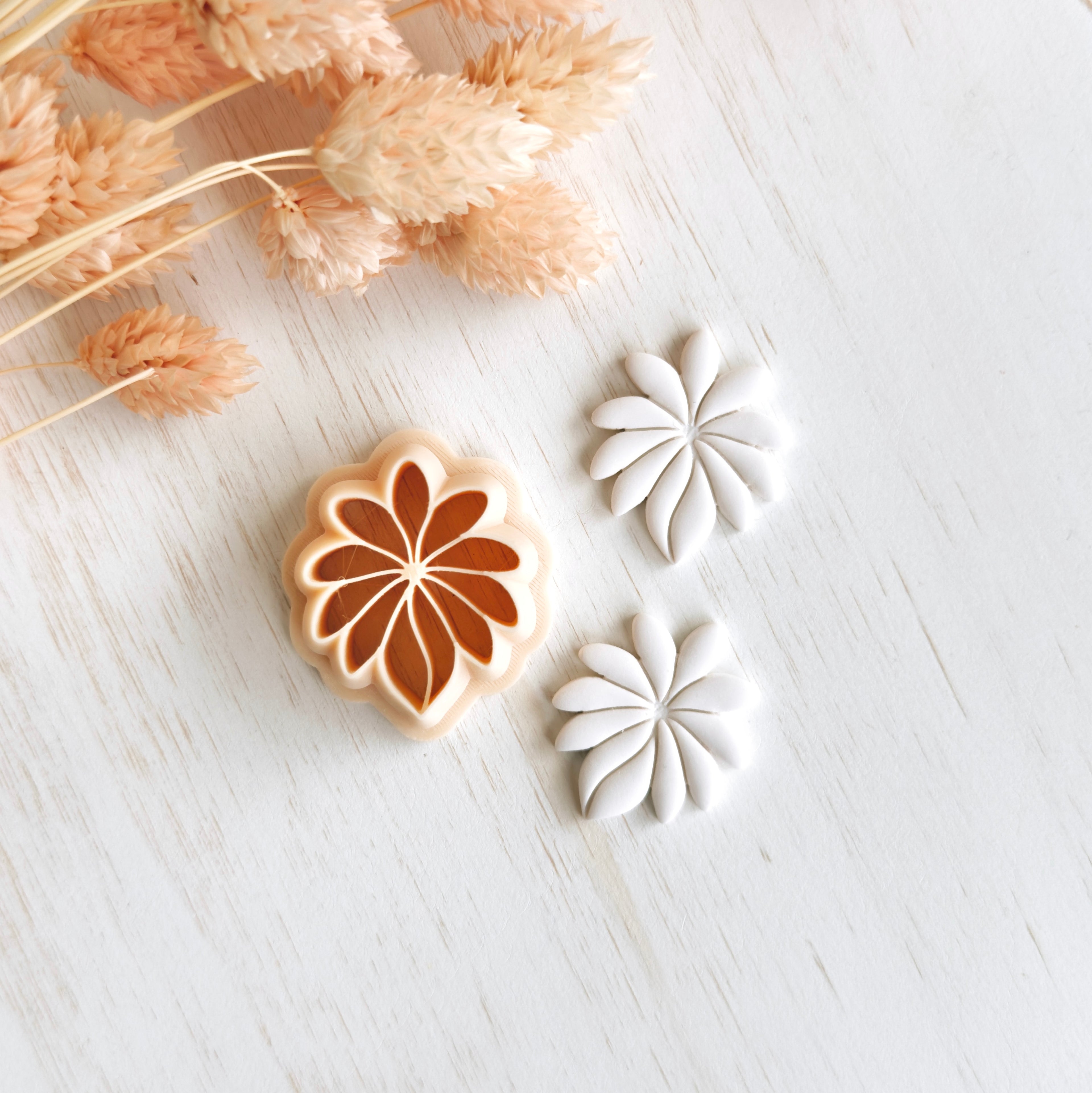 High quality polymer clay cutter creating clean sharp cuts for earrings and jewelry making